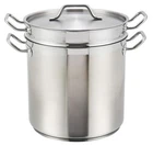 Winware Stainless 8 Quart Double Boiler With Cover New. Price: $117.07.