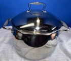 Belgique Tools Of The Trade Stainless 8 Qt Stock Pot Silicone Handles S.s. Lid New. Price: $85.00.