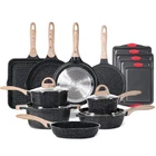 Cookware Set 36PCS Non Stick Induction Pots Pans Griddle Jeetee Toxic Kitchen New. Price: $369.99.