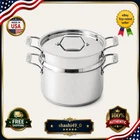 All-clad Simply Strain Stainless Steel 8QT Multipot Stock -newus Seller. Price: $109.99.