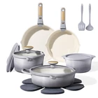 Carote 17PCS Titanium Cookware Set, Pots And Pans Non Stick, Kitchen Cook... New. Price: $210.69.