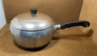 Vintage Wear-ever Hallite No. 2103 Usa 3-1/2 Qt Aluminum Pot W/ Copper Lid Used. Price: $25.00.
