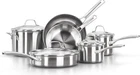 Calphalon Classic Stainless Steel Cookware Set, 10-PIECE, Impact-bonded Aluminum New. Price: $249.99.