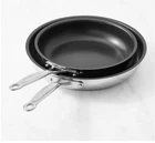 Cuisinart Chef Classic Stainless-steel Nonstick Fry Pan, Set Of 2 New. Price: $80.00.