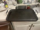 All-clad Stove Top Griddle Non-stick Anodized (13" X 20") Double-burner Used. Price: $15.44.