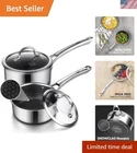Sauce With LID,1.5 Quart & 2.5 Hybrid Nonstick Pans Set, Stai... New. Price: $112.25.