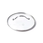 Glass Lid With Stainless Steel Handle, 8" New. Price: $50.99.