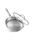 Titanium Pan, 12 Inch Pure Hammered Pro Frying With Lid, Non-tox... New. Price: $193.74.