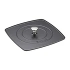 Staub Cast Iron 10.3-INCH Square Grill Press Matte Black (fits 12-INCH New. Price: $154.95.