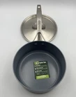 New Greenpan Paris Pro Ceramic Nonstick 8-INCH Sauce W/ Stainless Lid. Price: $50.15.