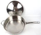 Cooks Standard Classic 18/10 Stainless Steel Saute Pan 11-INCH, 5 Quart W Lid Used. Price: $45.00.