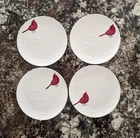 Temp-tations 4 Spoon Rest Plate Gift Boxes Winter Woodland Cardinal Temptations New. Price: $33.00.