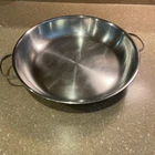 Belgique Stainless Steel 11 Everyday Pan With Two Handles Used. Price: $29.99.