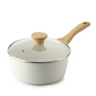 Sensarte White Ceramic Nonstick Saucepan With Lid 2.5 Quarts, New. Price: $52.34.