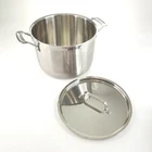 Cuisinart 8 Qt Stockpot Stainless Steel MCPS66-24N Multiclad Pro W/ Lid Tri Ply Used. Price: $59.99.