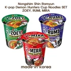 Nongshim Shin Ramyun K-pop Demon Hunters Cup Noodles Set Zoey Rumi Mira Korea New. Price: $26.99.