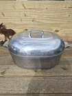 Vintage Magnalite Ghc Usa 13 Qt Roaster Dutch Oven W/ Trivet And Lid Made Used. Price: $199.99.