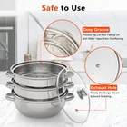 3 Tier Food Steamer Stainless Steel Vegetable Cooker Kitchen Steaming Rice Pot New. Price: $14.43.