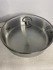 Chantal Induction 21 Steel 5 Quart Chef's Pan With Lid Used. Price: $120.00.