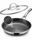 Yonida Non Stick Frying Pans, 12-INCH With Lid, Inch, Stainless Steel New. Price: $90.66.