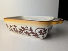 Lidia Hand Painted Casserole Stoneware H016 4X6 Set Of 2 Used. Price: $22.00.