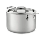 D5 Stainless Steel Core 4 Quart Soup Pot With Lid - Made The Usa New. Price: $275.88.
