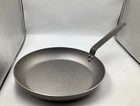 Mauviel M'steel Black Carbon Natural Nonstick Frying Pan W/ Iron Handle, 12.6 New. Price: $84.71.