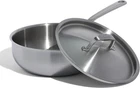 5-PLY Stainless Steel 3 Quart Saucier Pan Induction Ready, Made Italy New. Price: $299.99.
