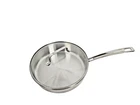 Cuisinart 10" Skillet Stainless 3 Qt Saut Pot Frying Pan & Lid Induction Ready Used. Price: $55.99.