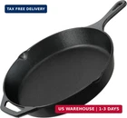 Utopia Kitchen Premium Cast Iron Skillets 12 Inch, Chef's Pan, Pfas-free, Pre-se New. Price: $42.17.