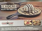 Skookie Chocolate Chip Mini Skillet Cast Iron With Hot Pads And Recipe Book Nos New. Price: $15.95.