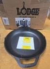 Lodge 12" Inch Seasoned Cast Iron Skillet W/dual Assist Handles Oven Grill Black New. Price: $22.99.