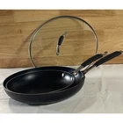 Calphalon Cooking 10" & 12" Nonstick Fry Pan Skillet Set W/ Glass Lid Used. Price: $64.99.
