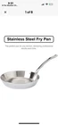 Viking 3 Ply 18/8 Stainless Steel 8" Frying Pan Aluminum Core Dishwasher Safe New. Price: $49.99.