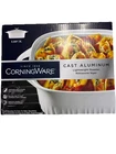Corning Ware 3.2QT Cast Aluminum Roaster With Lid White New!. Price: $34.95.