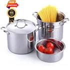Cooks Standard Pasta Pot 18/10 Stainless Steel 12 Quarts, New. Price: $170.98.