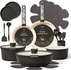 Carote 21-PIECE Ceramic Cookware Set, Nonstick Pots And Pans With Detachable New. Price: $92.45.