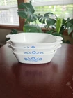 Set Of 3 Corning Ware Cornflower Blue P-41 Petite Pan Mini Casserole Dishes Used. Price: $19.95.