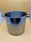 Basics Tools Of The Trade 8 Qt Double Handle Stainless Steel Stock Pot Used. Price: $28.00.