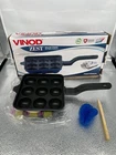 Paniyaram Dumplings Vinod Cookware Paniyarakal Non Stick 9 Holes Blue/black New. Price: $39.00.