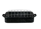Granite Ware 19" Rectangular Roasting Pan With V-rack Black New. Price: $59.99.