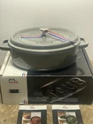Staub Cast Iron 4-QT Oval Cocotte Used. Price: $380.00.