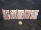 Set Of Five 10 (50OZ Total) Hand Poured .999 Copper Bars Rustic Bullion. Price: $64.99.