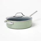 5QT Nonstick Ceramic Coated Aluminum Saute Pan Sage Green - Figmint New. Price: $26.99.