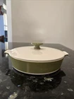 Vintage Corning Ware 8.5 Covered Casserole Skillet Avacado Green P-708 1/2-B Used. Price: $23.99.