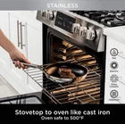 New Ninja C69500 Foodi Neverstick Stainless 10-PIECE Cookware Set W/ Glass Lids. Price: $398.99.