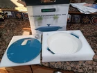 Servappetit Stackable Stoneware Grill Pan With Lid 10 Inch Blue. Price: $14.99.