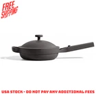 Our Place Mini Always Pan - 8.5" Ceramic W/ Lid & Beechwood Spatula, Char New. Price: $69.99.
