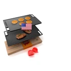 Nutrichef Cast Iron Reversible Grill 18 Inch Skillet Griddle Pan Fits Two New. Price: $60.52.