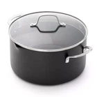 Calphalon 7QT Hard Anodized Dutch Sauce Pan Tempered Glass Oven Dishwasher Safe New. Price: $74.49.